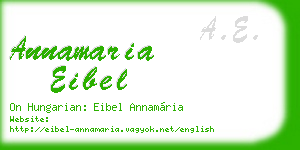 annamaria eibel business card